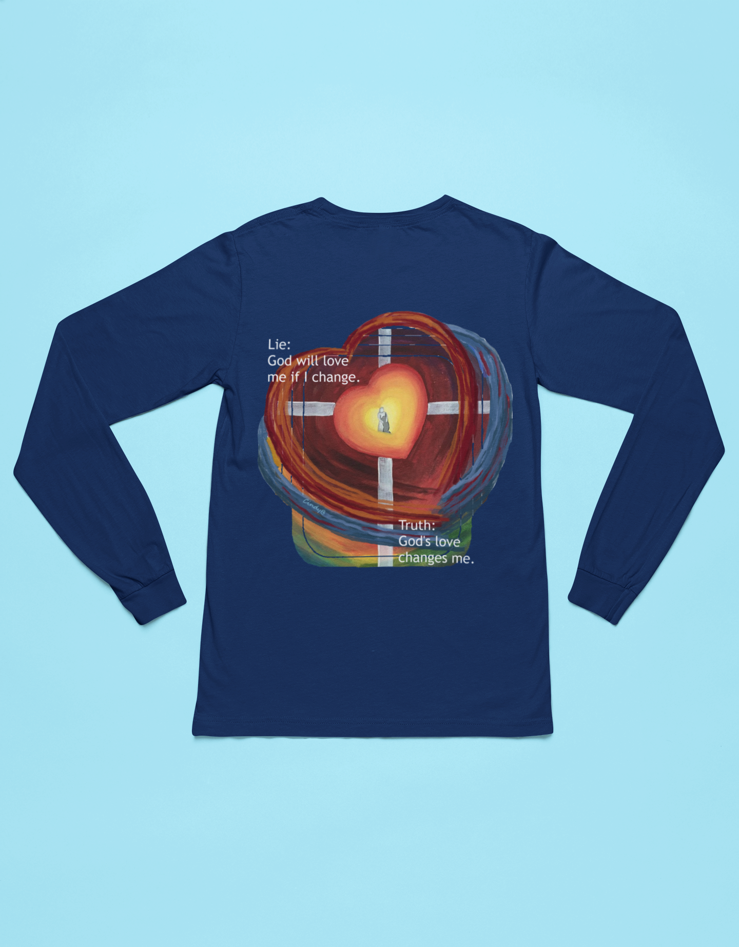 God's Love Changes Me Long Sleeve Tee Shirt
