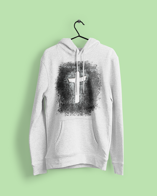 Focus on the Light Jesus Cross Hoodie