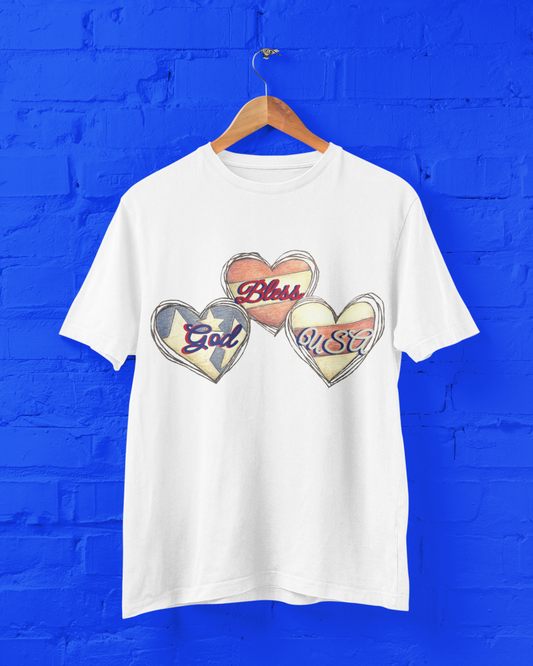 God Bless USA Patriotic Tee