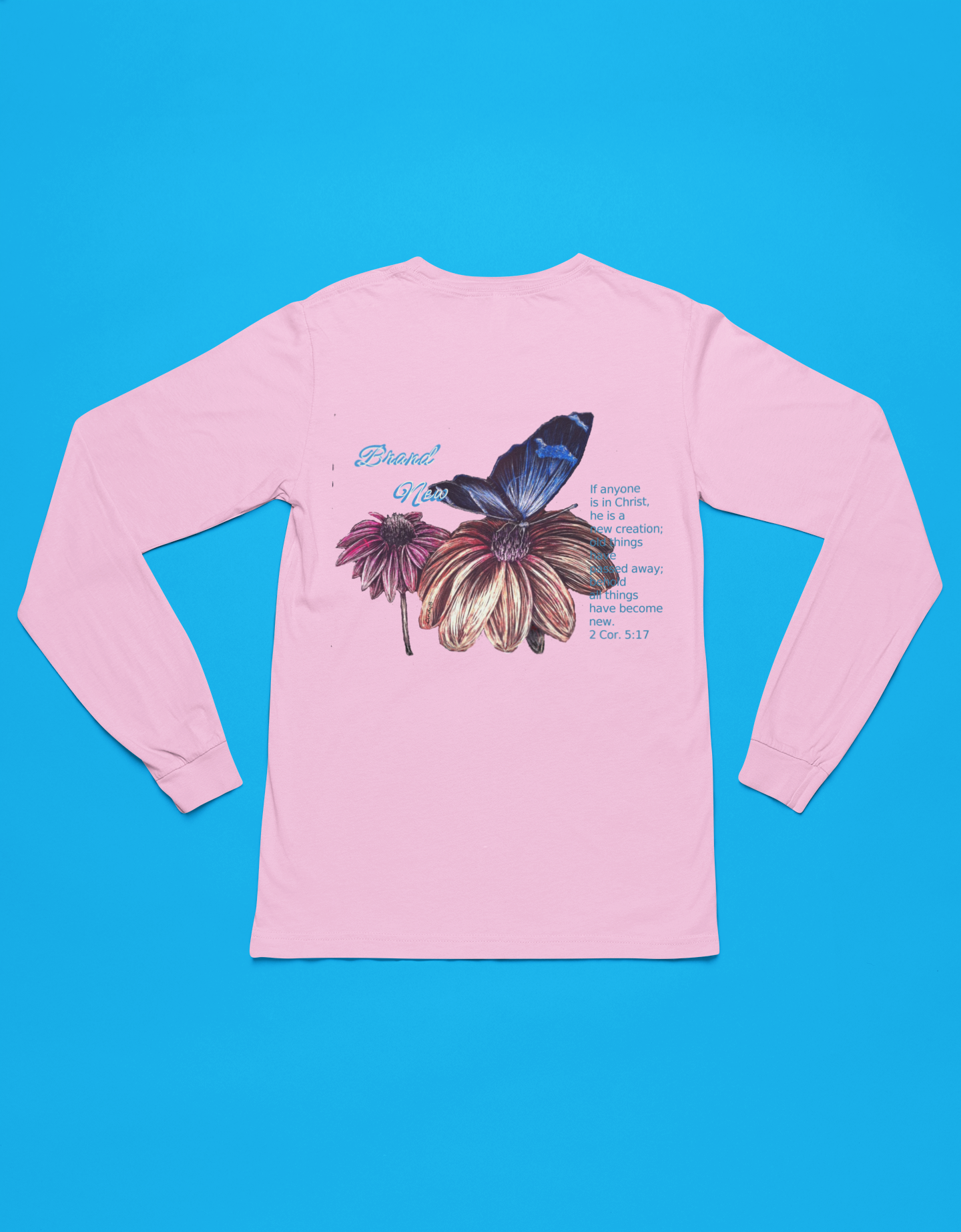 New Creation Butterfly Long Sleeve Tee