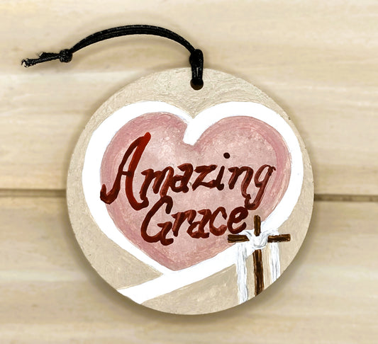 Amazing Grace Ornament Home Decor Hanging Art