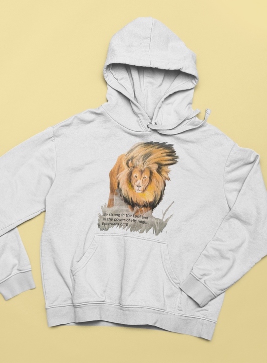 Lion Be Strong In the Lord Christian Hoodie