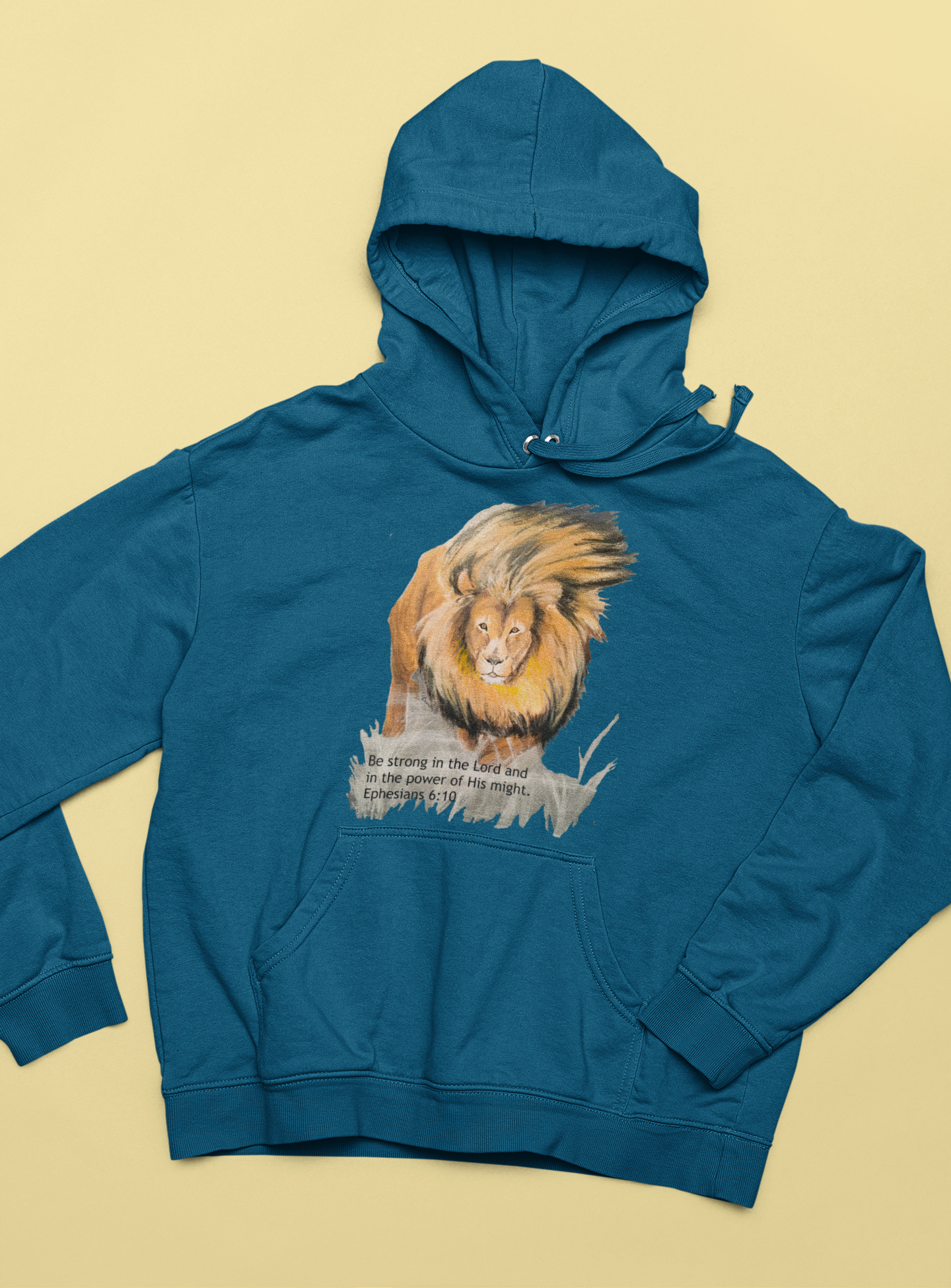 Lion Be Strong In the Lord Christian Hoodie