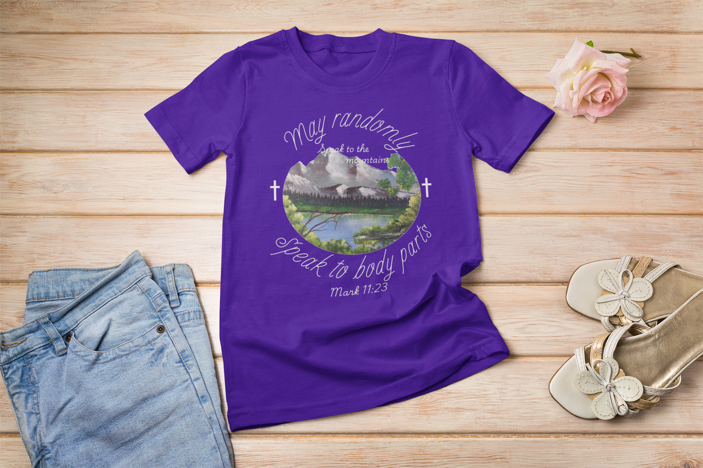 Speak to Mountains Faith T-shirt