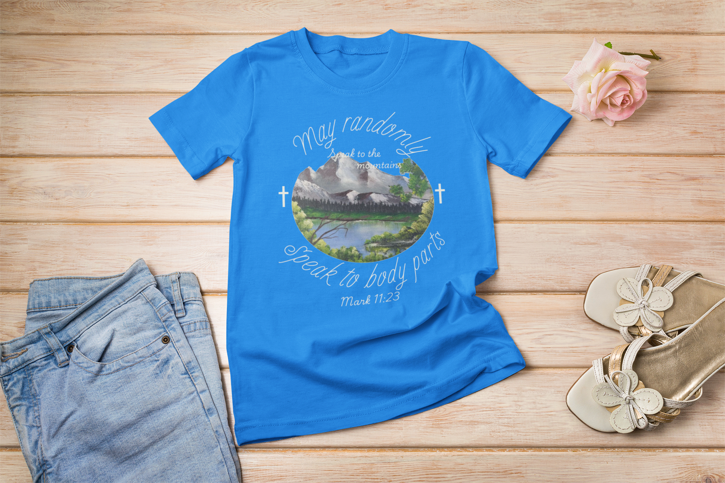 Speak to Mountains Faith T-shirt