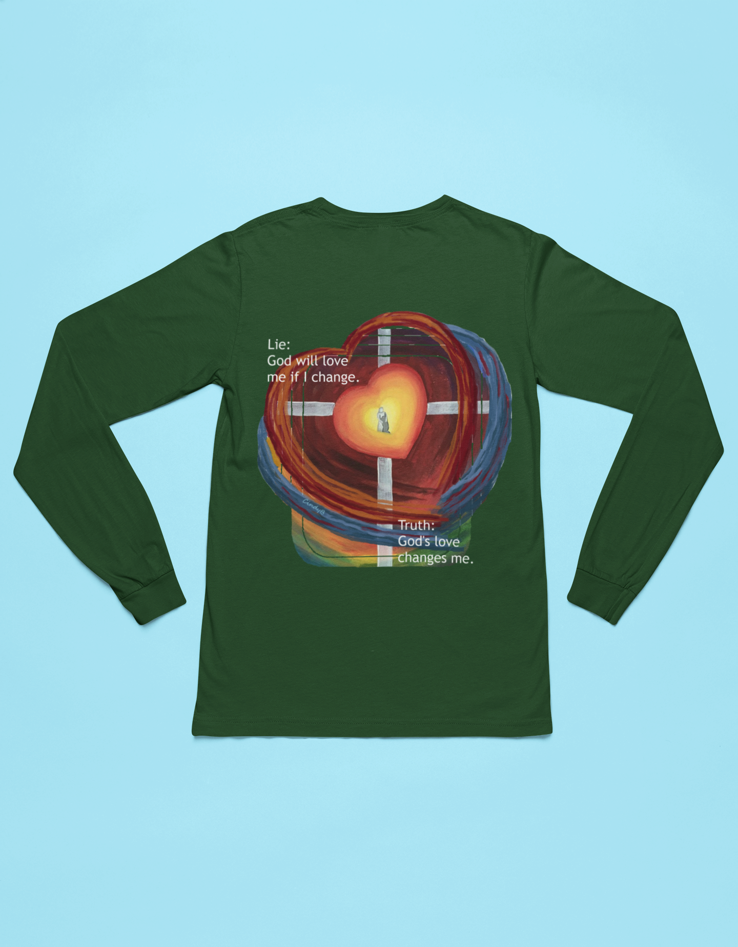 God's Love Changes Me Long Sleeve Tee Shirt