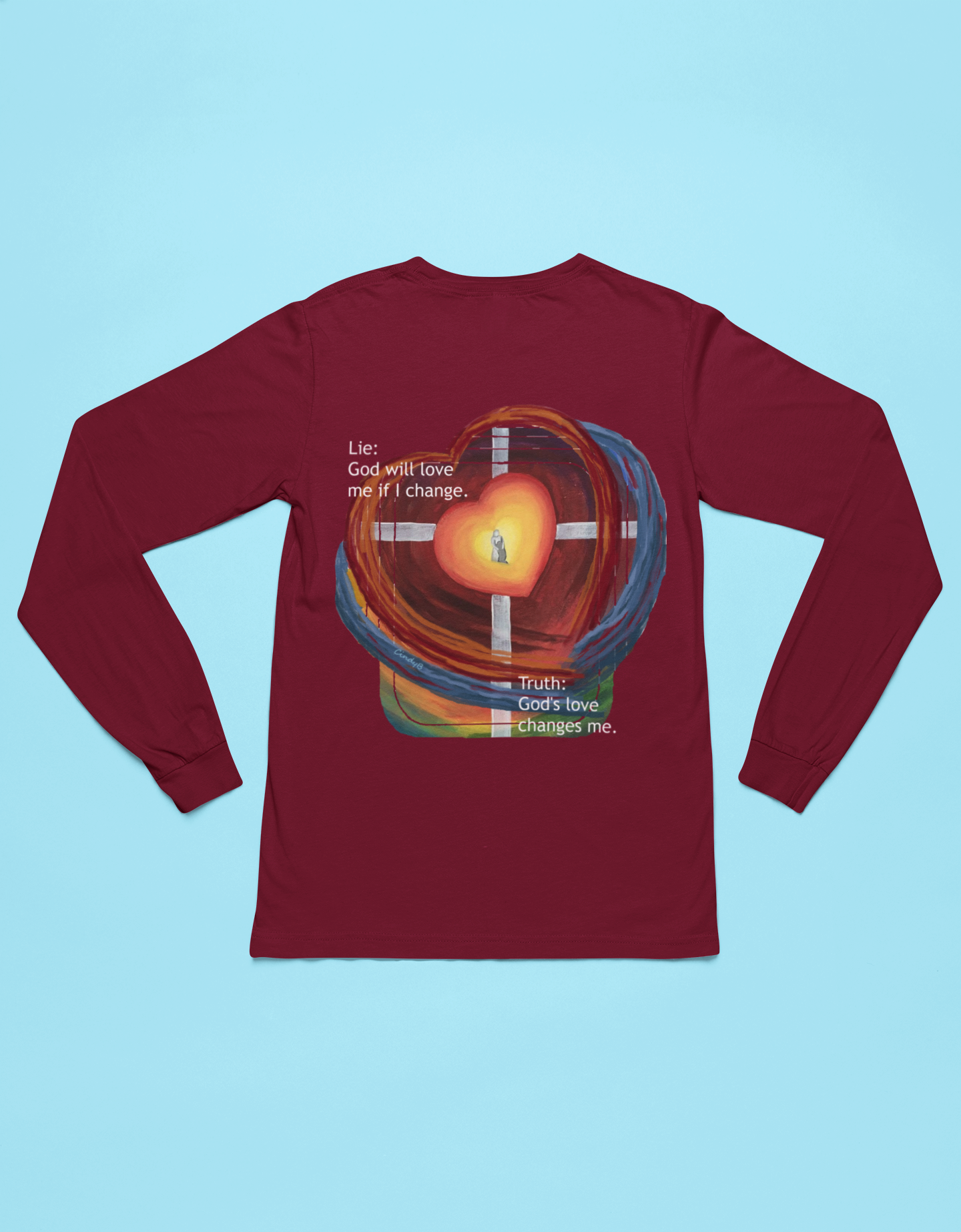 God's Love Changes Me Long Sleeve Tee Shirt